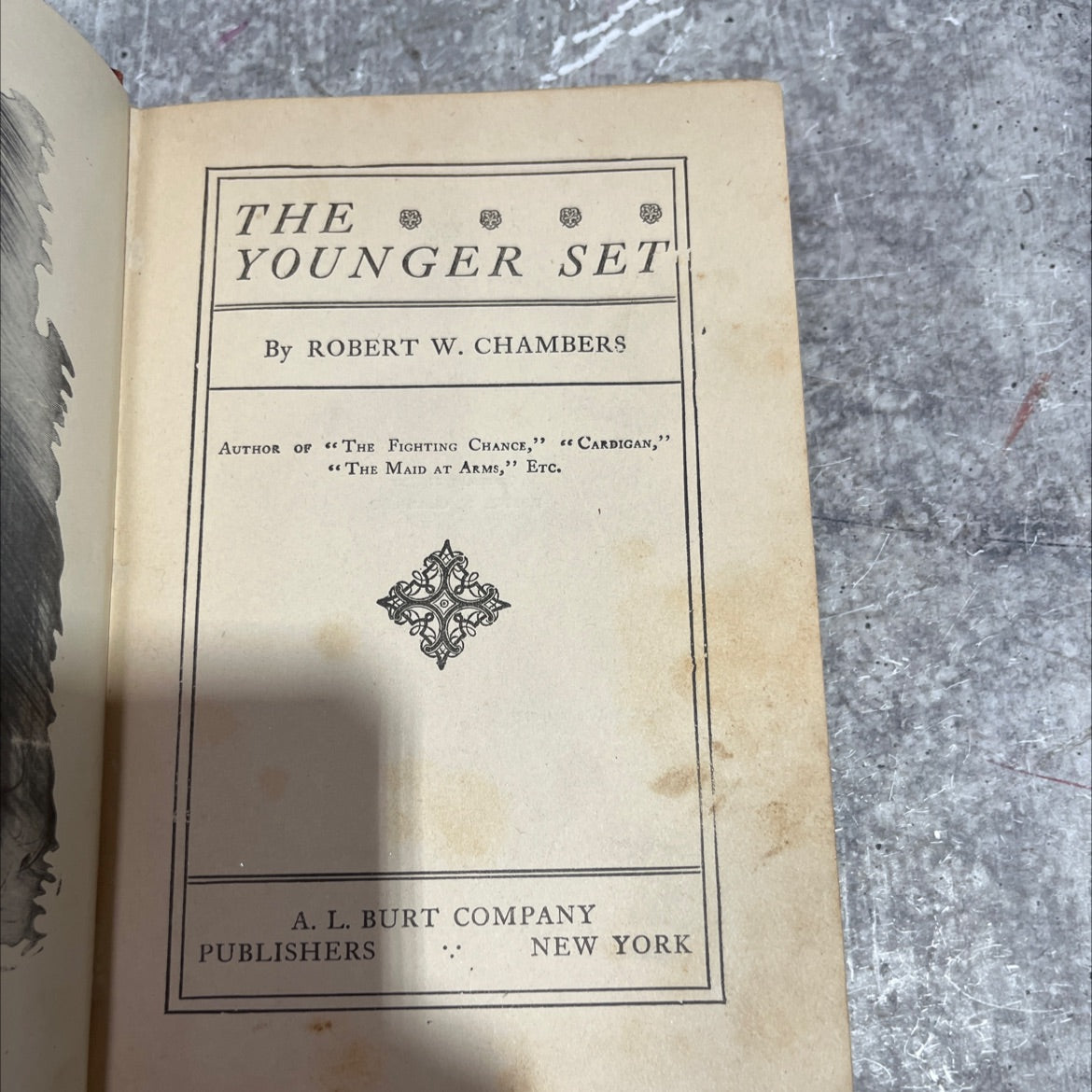 the younger set book, by robert w. chambers, 1907 Hardcover image 2
