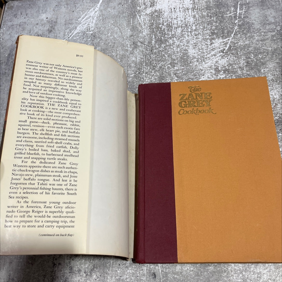 the zane grey cookbook book, by barbara reiger, george reiger, 1976 Hardcover image 4