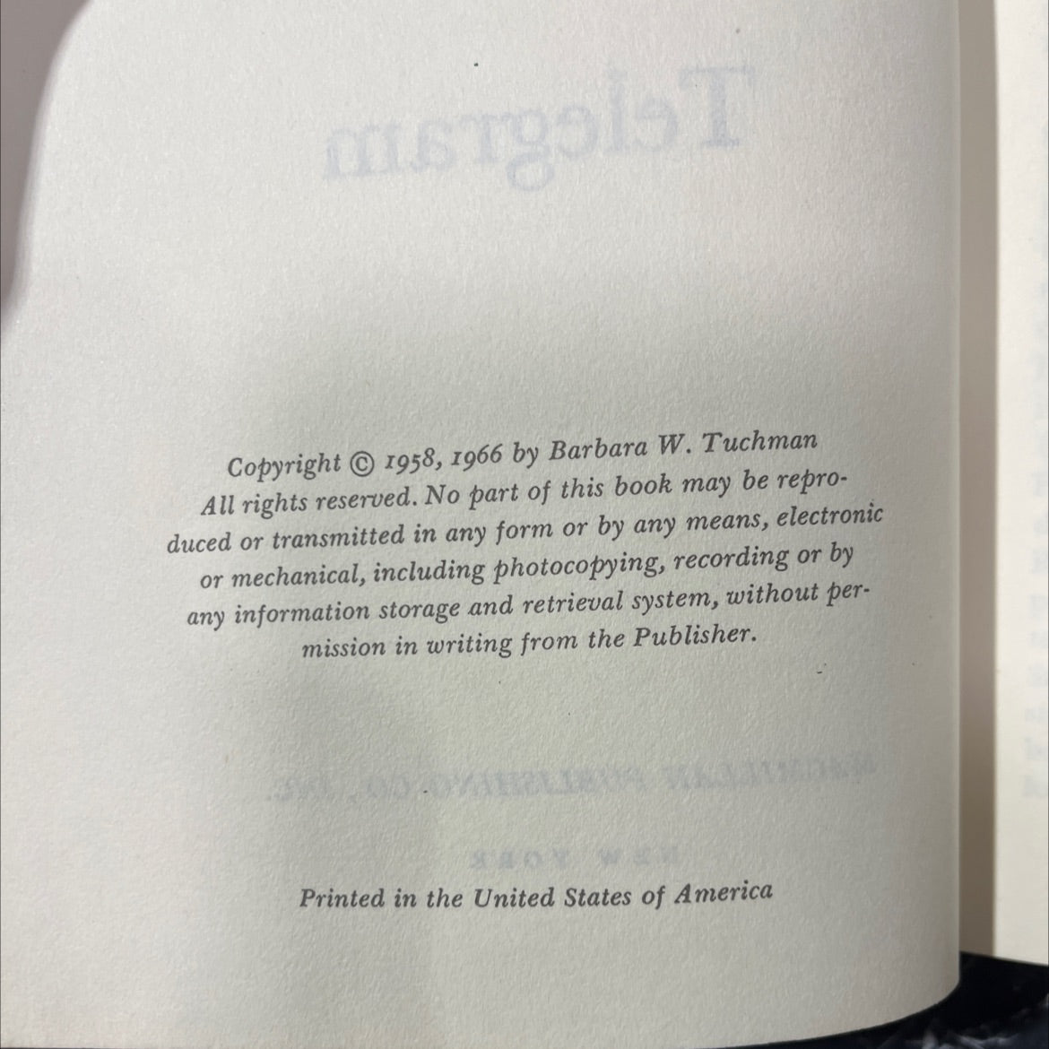 the zimmermann telegram book, by barbara w. tuchman, 1972 Hardcover image 3