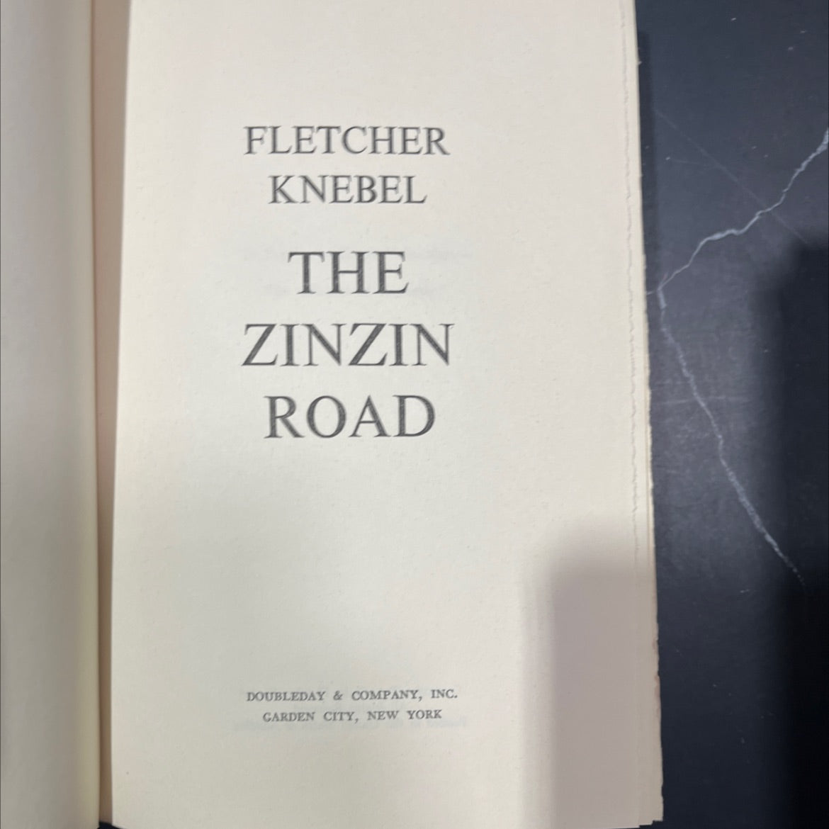 the zinzin road book, by Fletcher Knebel, 1966 Hardcover image 2