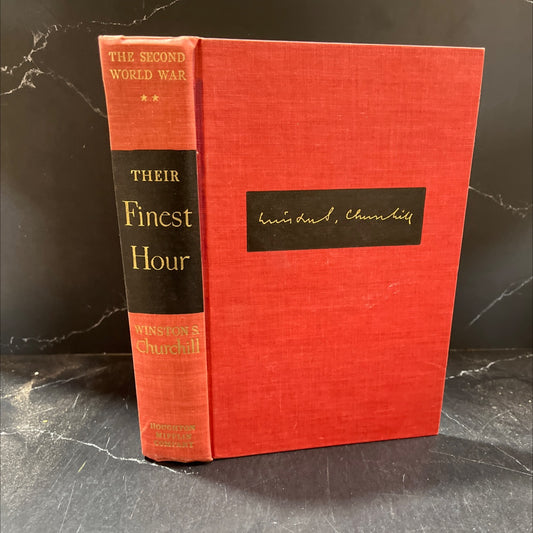 their finest hour book, by Winston S. Churchill, 1949 Hardcover image 1