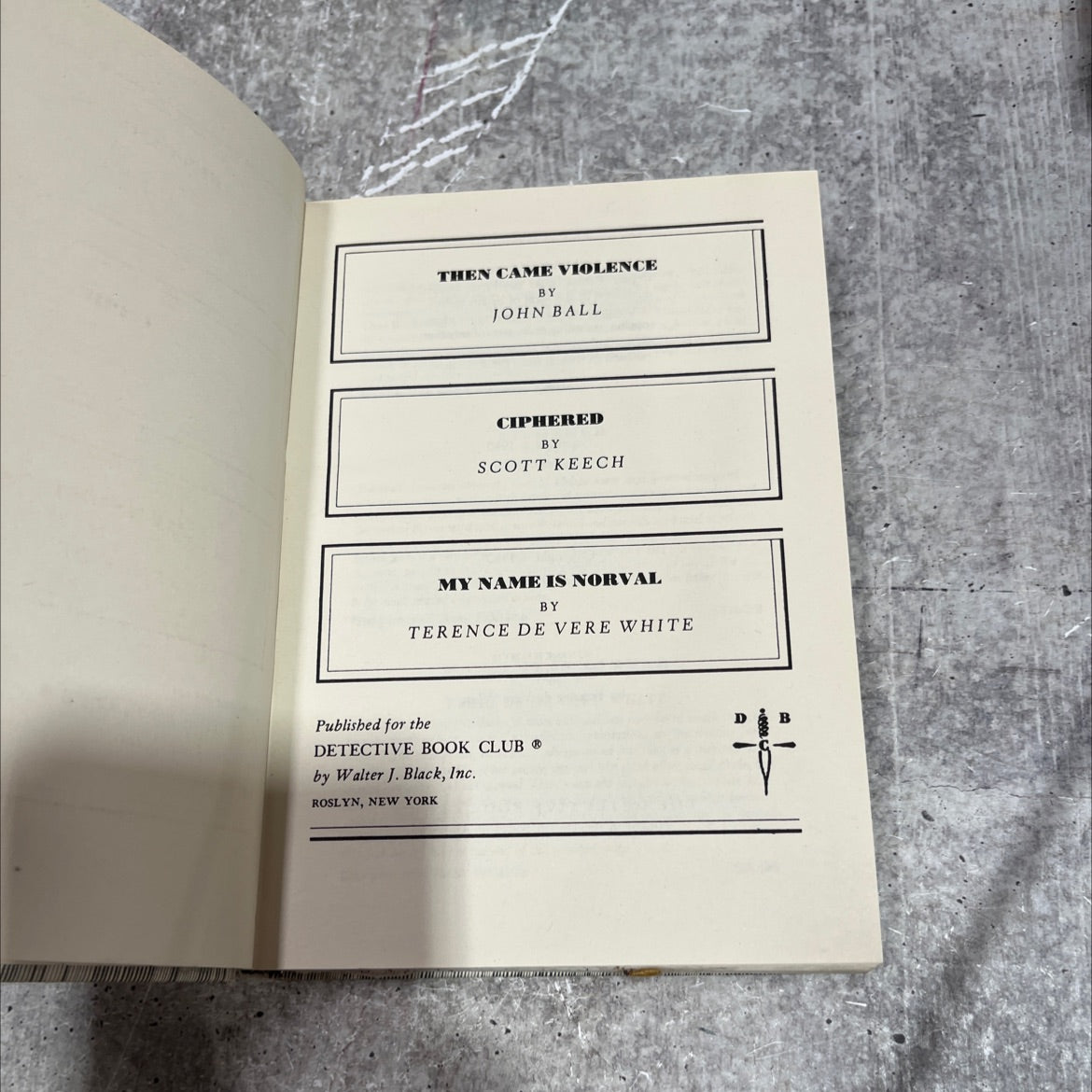 then came violence book, by John Ball, 1980 Hardcover image 2