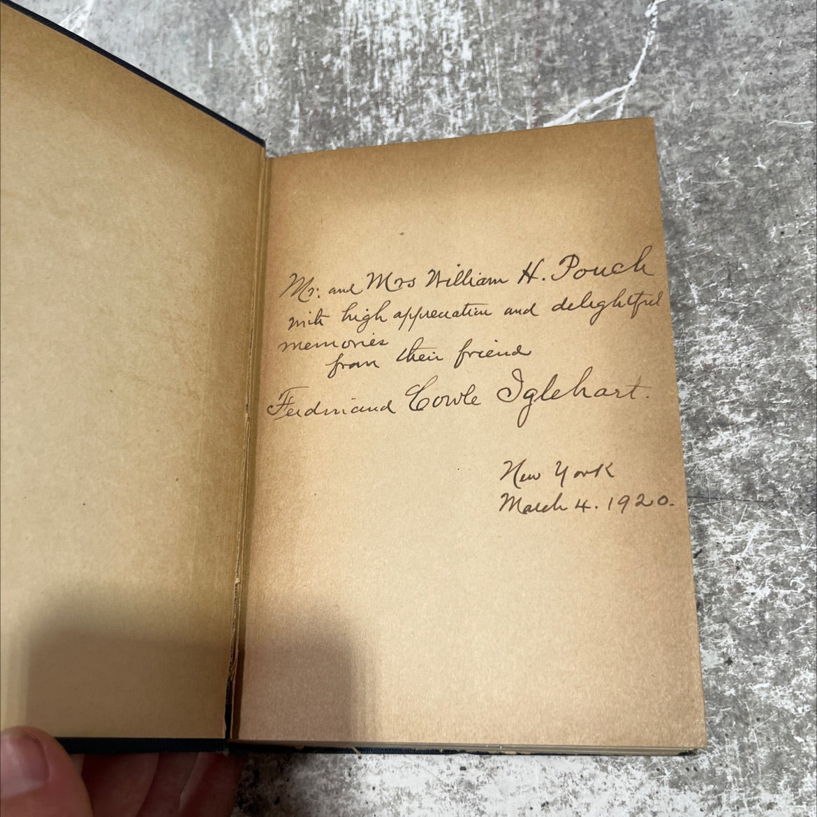 SIGNED theodore roosevelt the man as i knew him book, by ferdinand cowle iglehart, 1919 Hardcover, First Edition, Rare, image 4