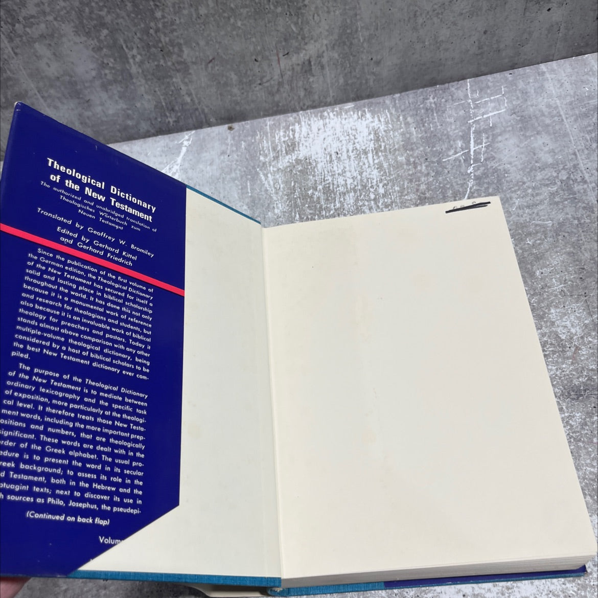 theological dictionary of the new testament book, by gerhard friedrich, 1972 Hardcover image 4