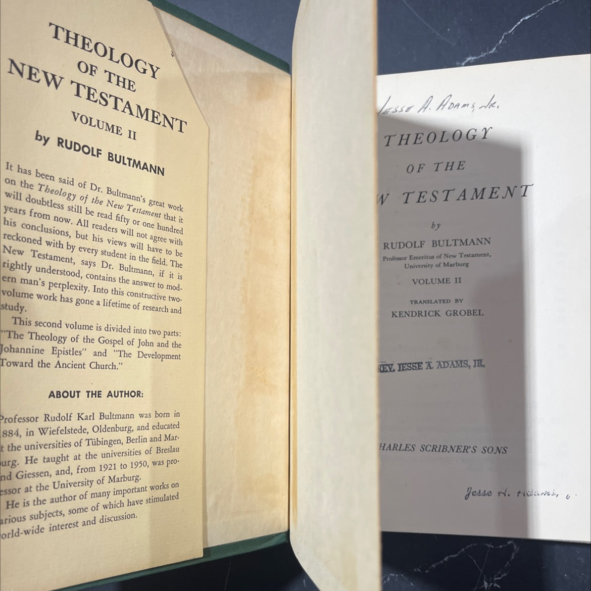 theology of the new testament book, by rudolf bultmann, 1955 Hardcover image 4