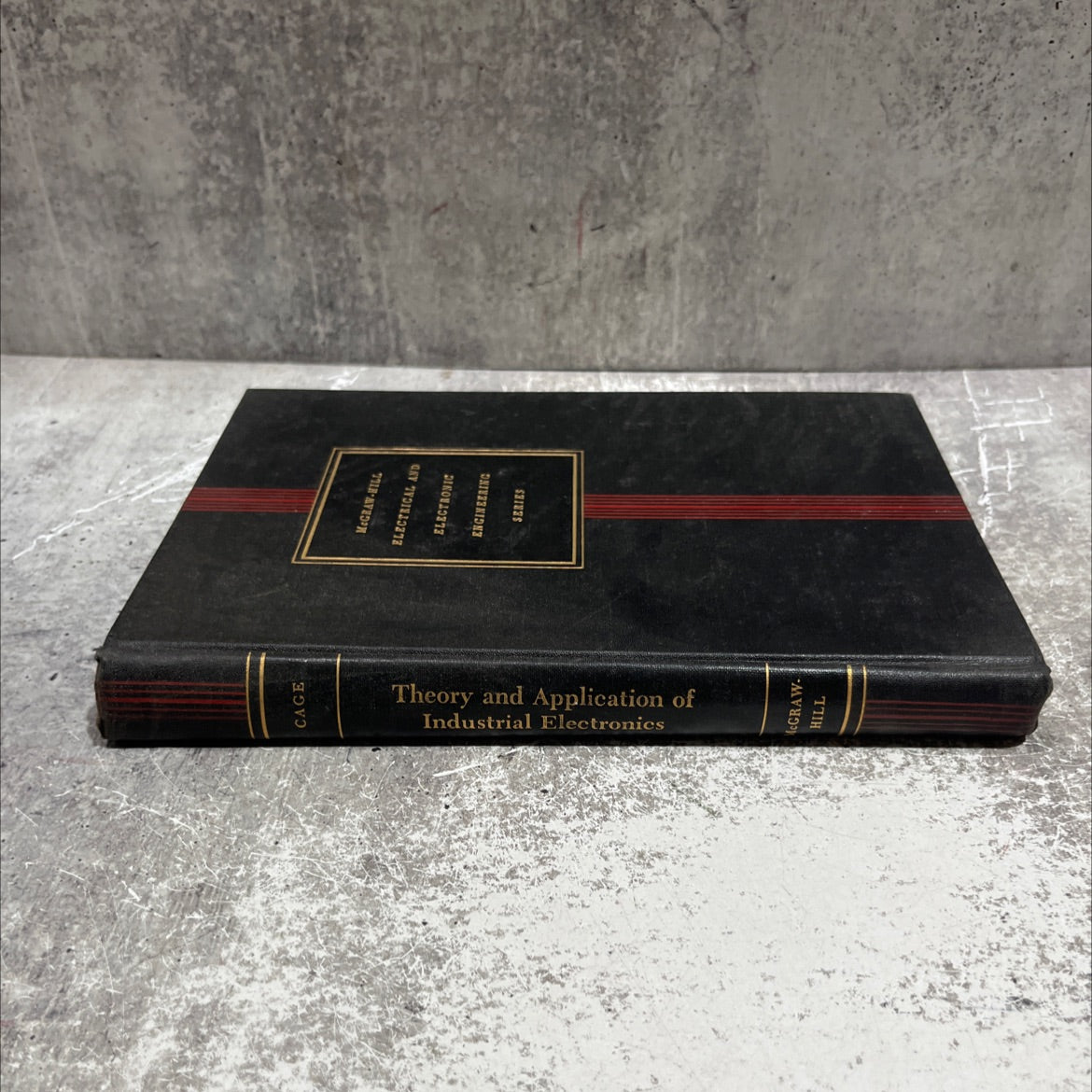 theory and application of industrial electronics book, by john m. cage, 1951 Hardcover image 4
