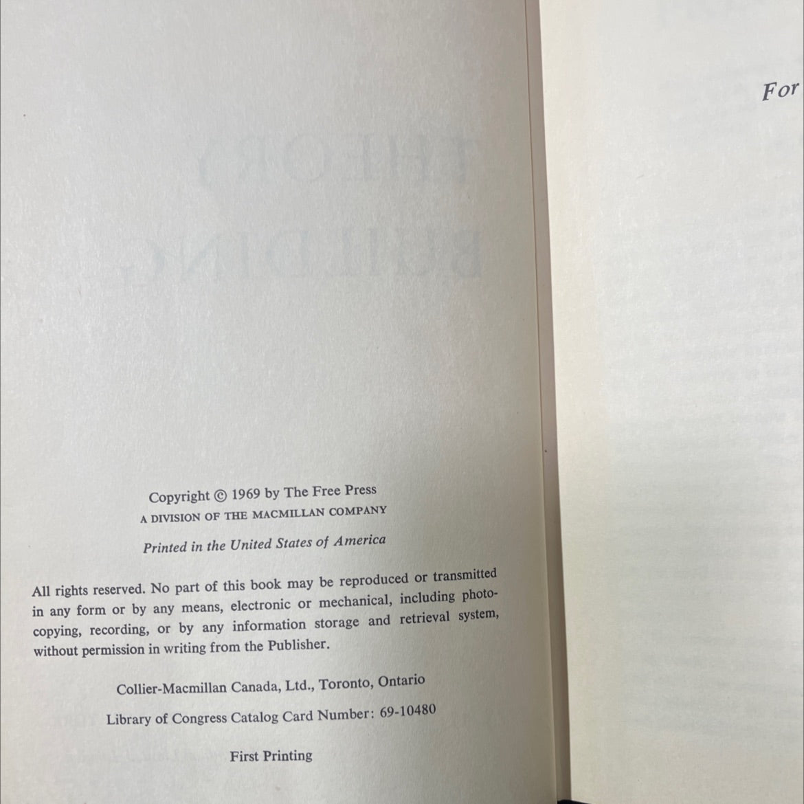 theory building book, by robert dubin, 1970 Hardcover image 3