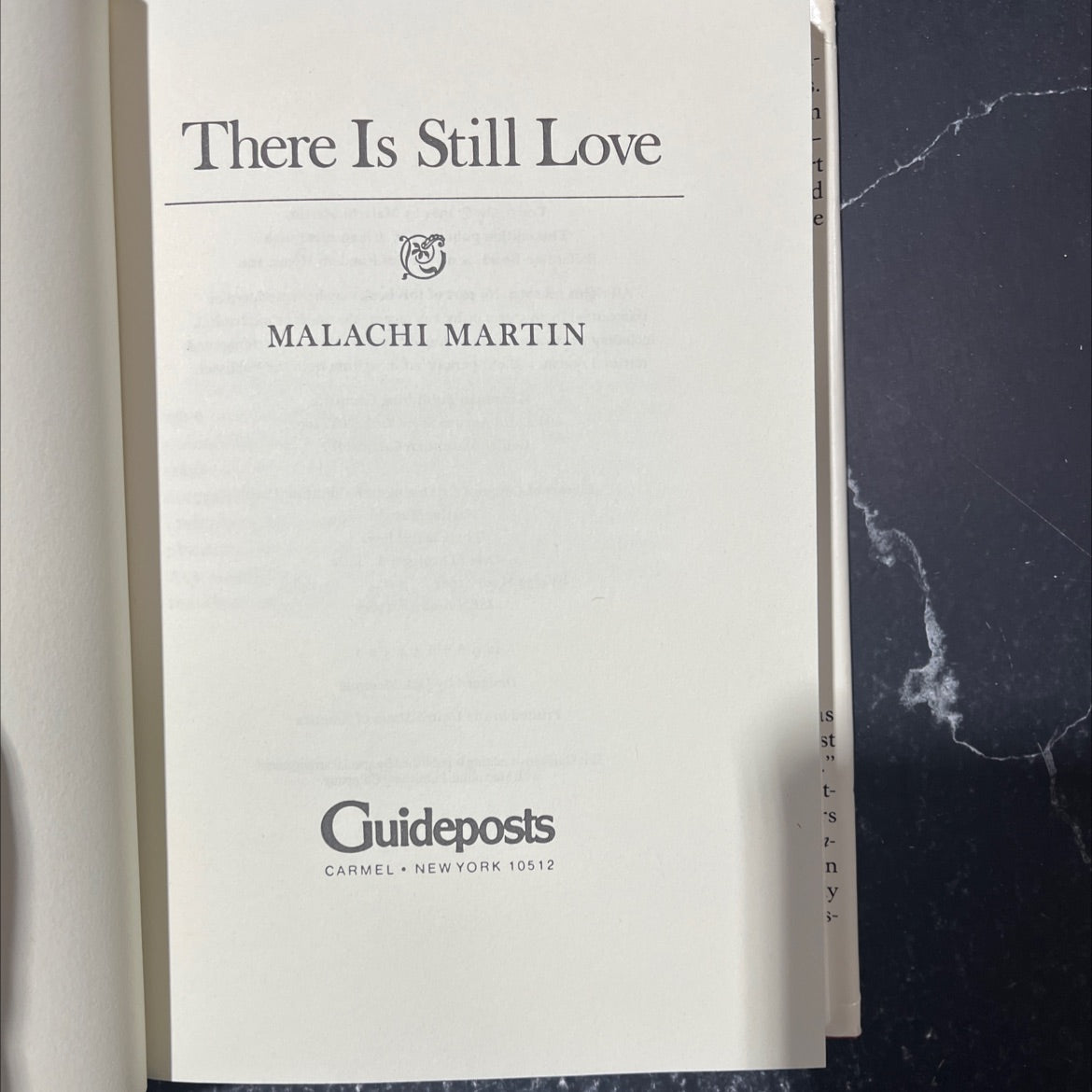 there is still love book, by malachi martin, 1984 Hardcover image 2