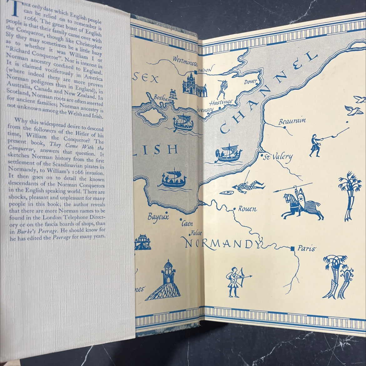 they came with the conqueror book, by L. G. Pine, 1970 Hardcover image 4