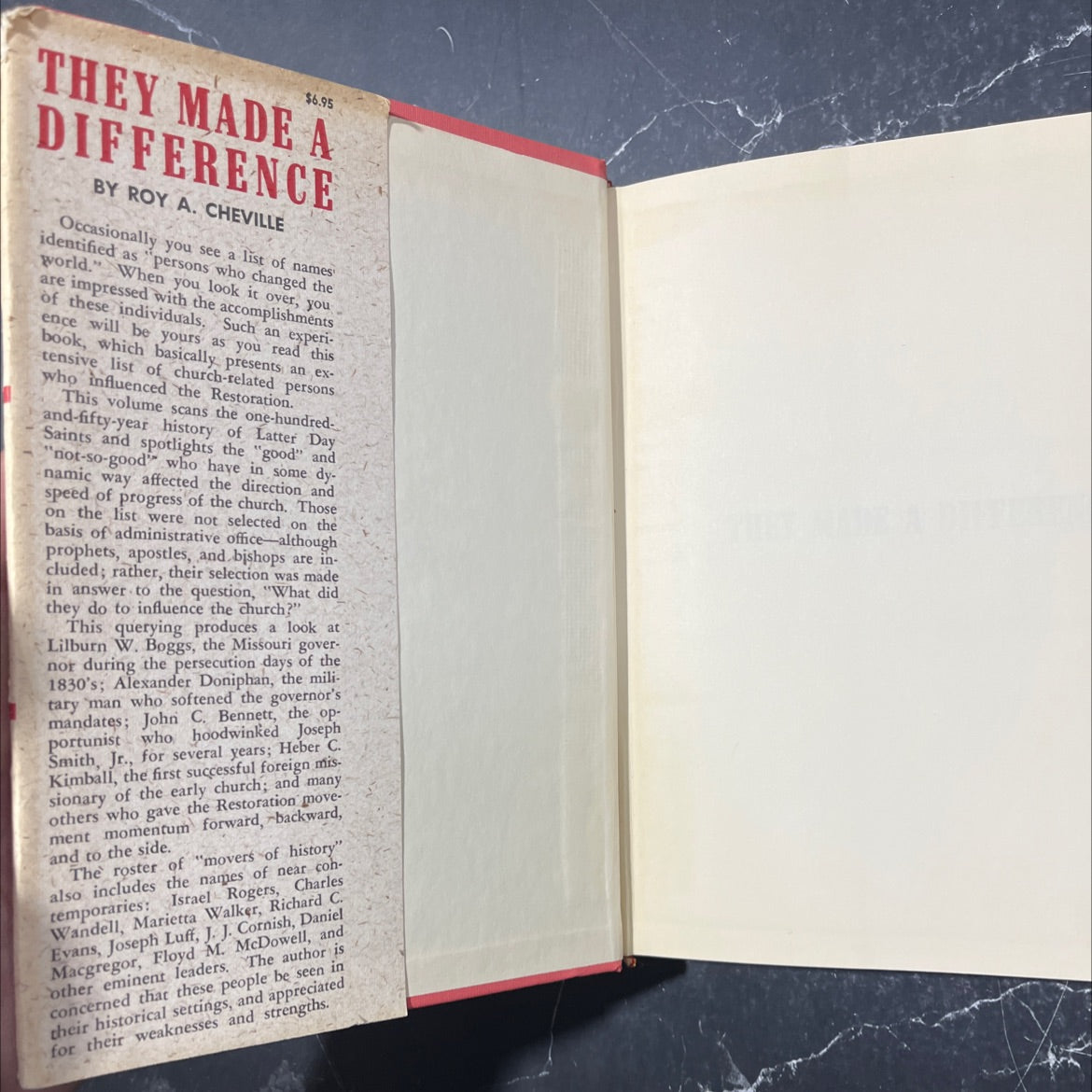they made a difference book, by roy cheville, 1970 Hardcover image 4