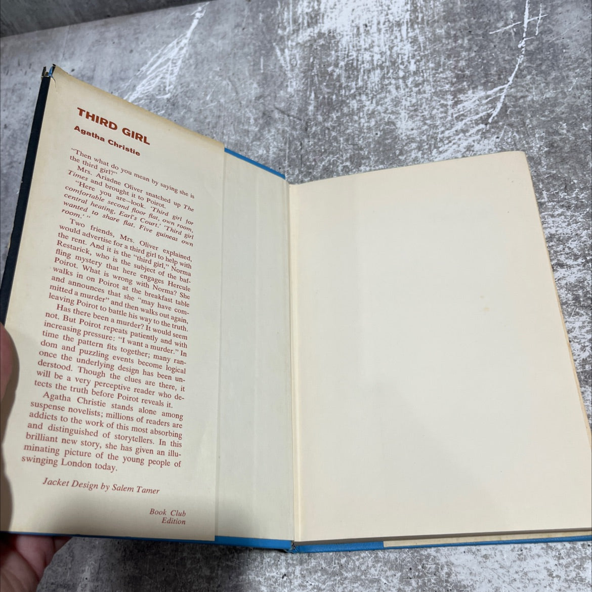 third girl book, by agatha christie, 1966 Hardcover image 4