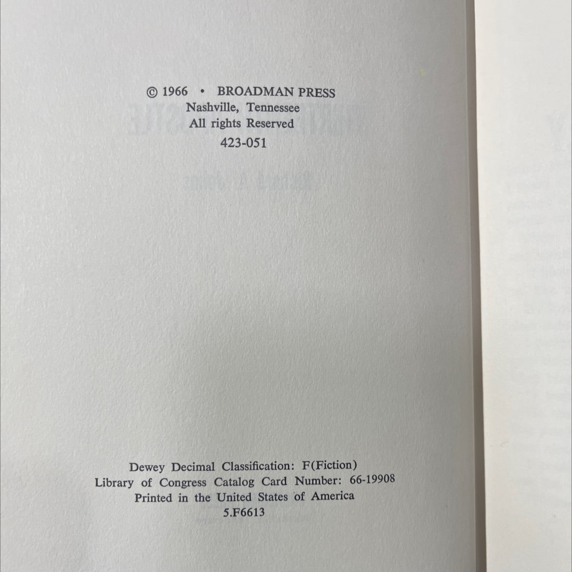 thirteenth apostle book, by Richard A. Johns, 1966 Hardcover image 3