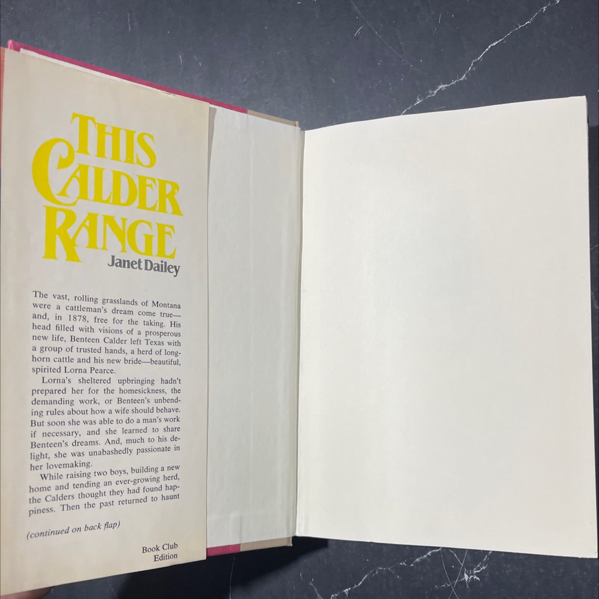 this calder ringe book, by janet dailey, 1982 Hardcover image 4