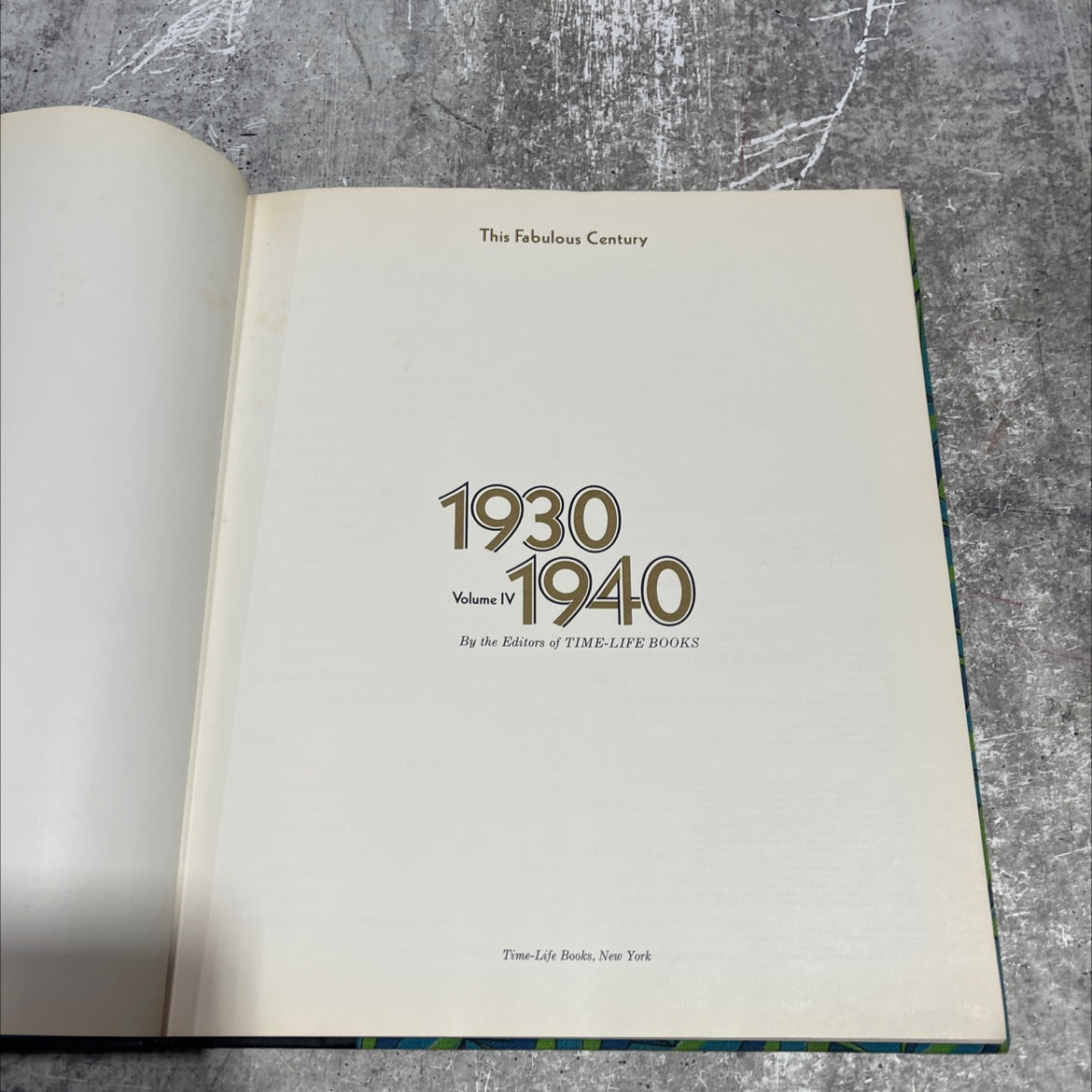 this fabulous century 1930-1940 volume iv book, by editors of time-life books, 1970 Leather image 2