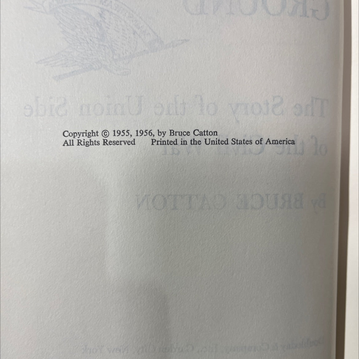this hallowed ground mainstream of america the story of the union side of the civil war book, by bruce catton, 1956 image 3