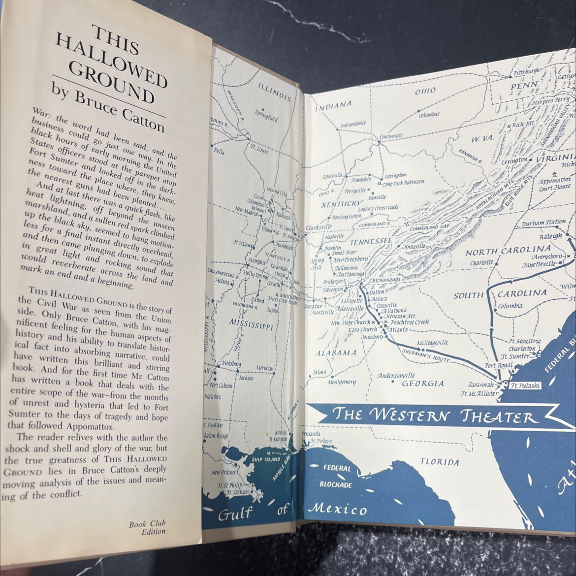 this hallowed ground mainstream of america the story of the union side of the civil war book, by bruce catton, 1956 image 4