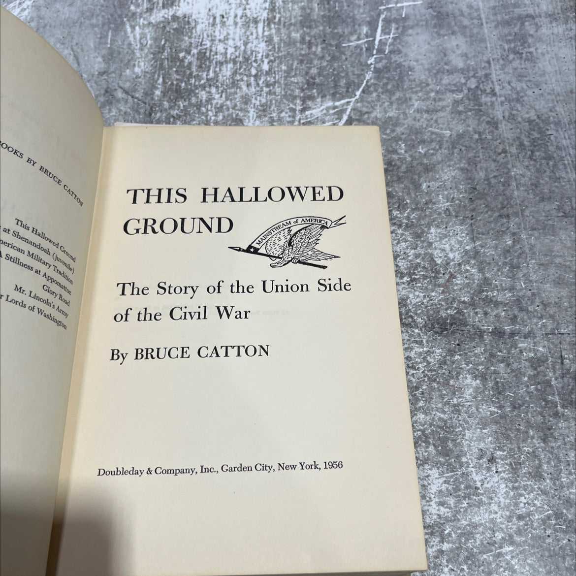 this hallowed ground book, by bruce catton, 1956 Hardcover image 2