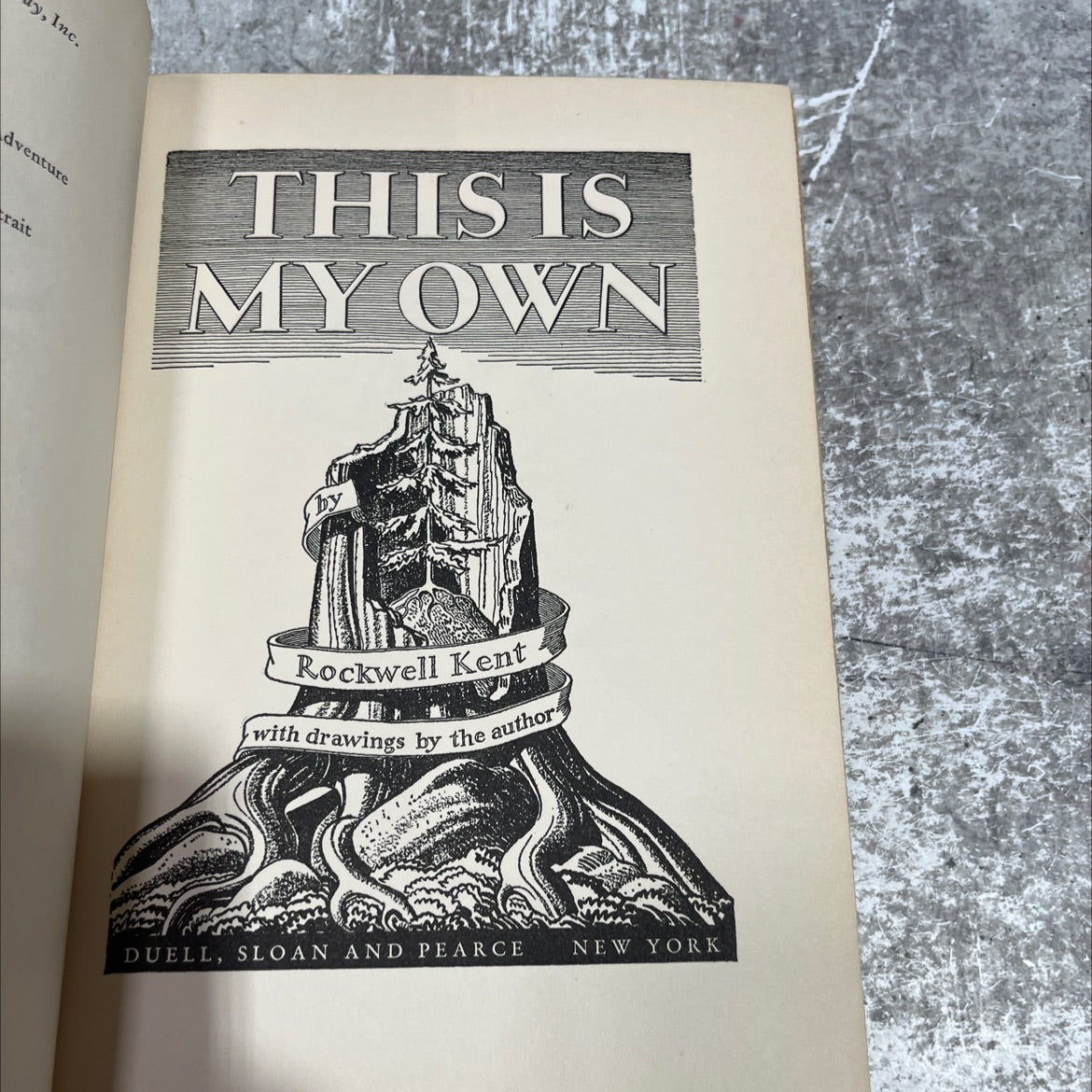 SIGNED this is my own book, by rockwell kent, 1940 Hardcover, First Edition, Vintage image 2