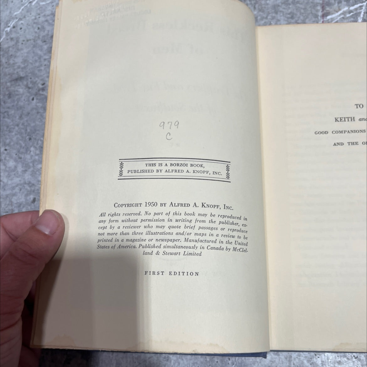 this reckless breed of men the trappers and fur traders of the southwest book, by robert glass cleland, 1950 Hardcover image 3