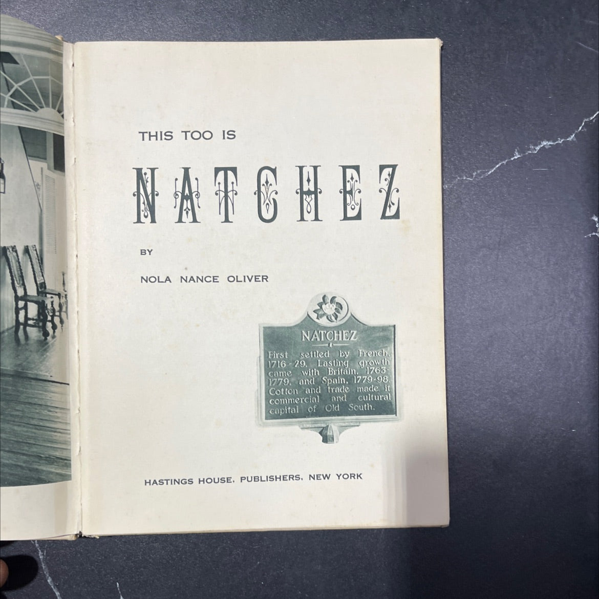 this too is natchez book, by nola nance oliver, 1953 Hardcover, Vintage image 2