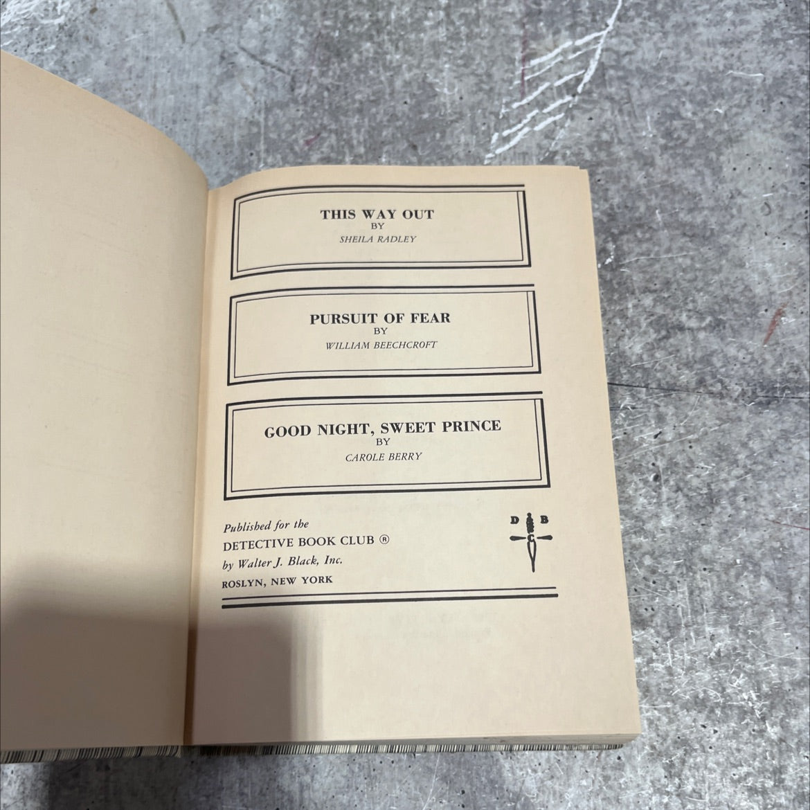 this way out book, by sheila radley, 1989 Hardcover image 2