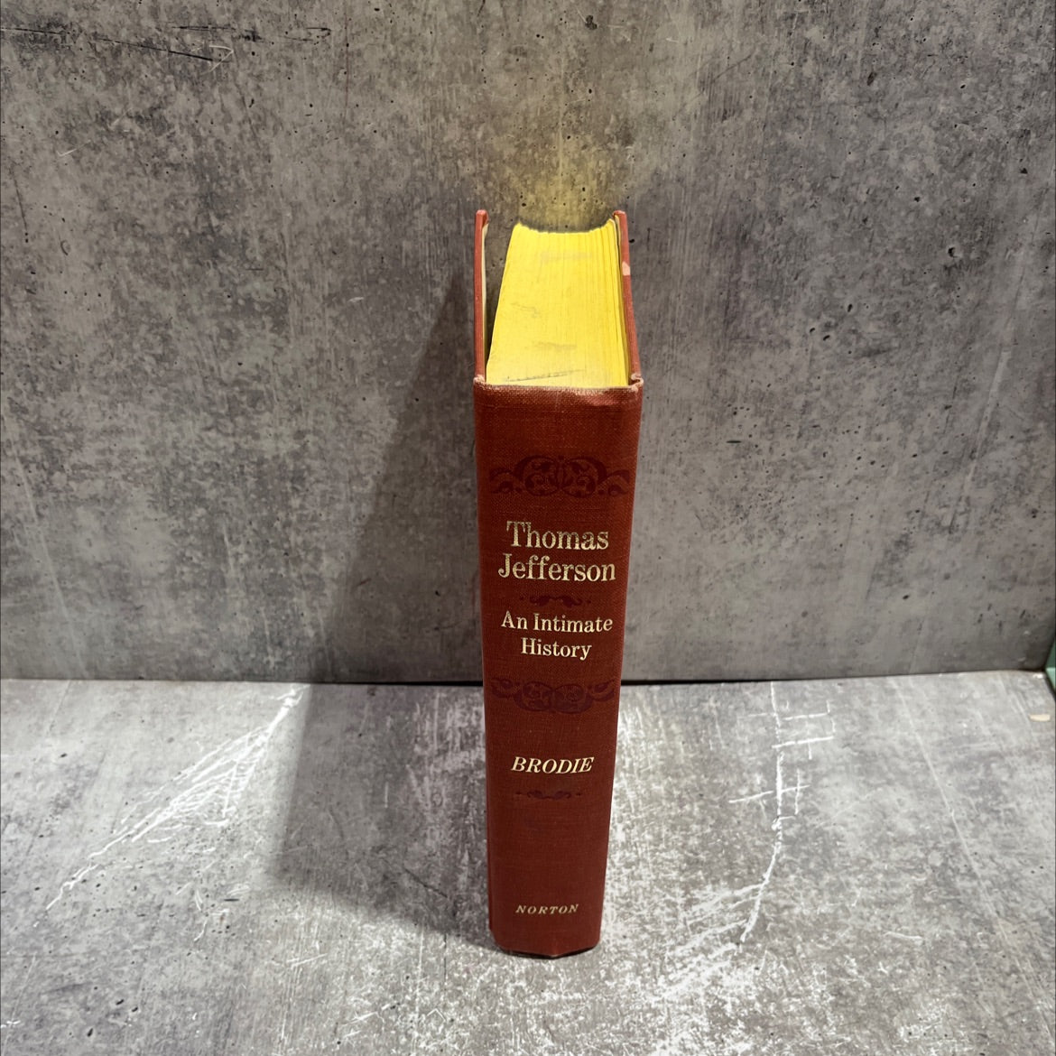 thomas jefferson an intimate history book, by fawn m. brodie, 1974 Hardcover image 4