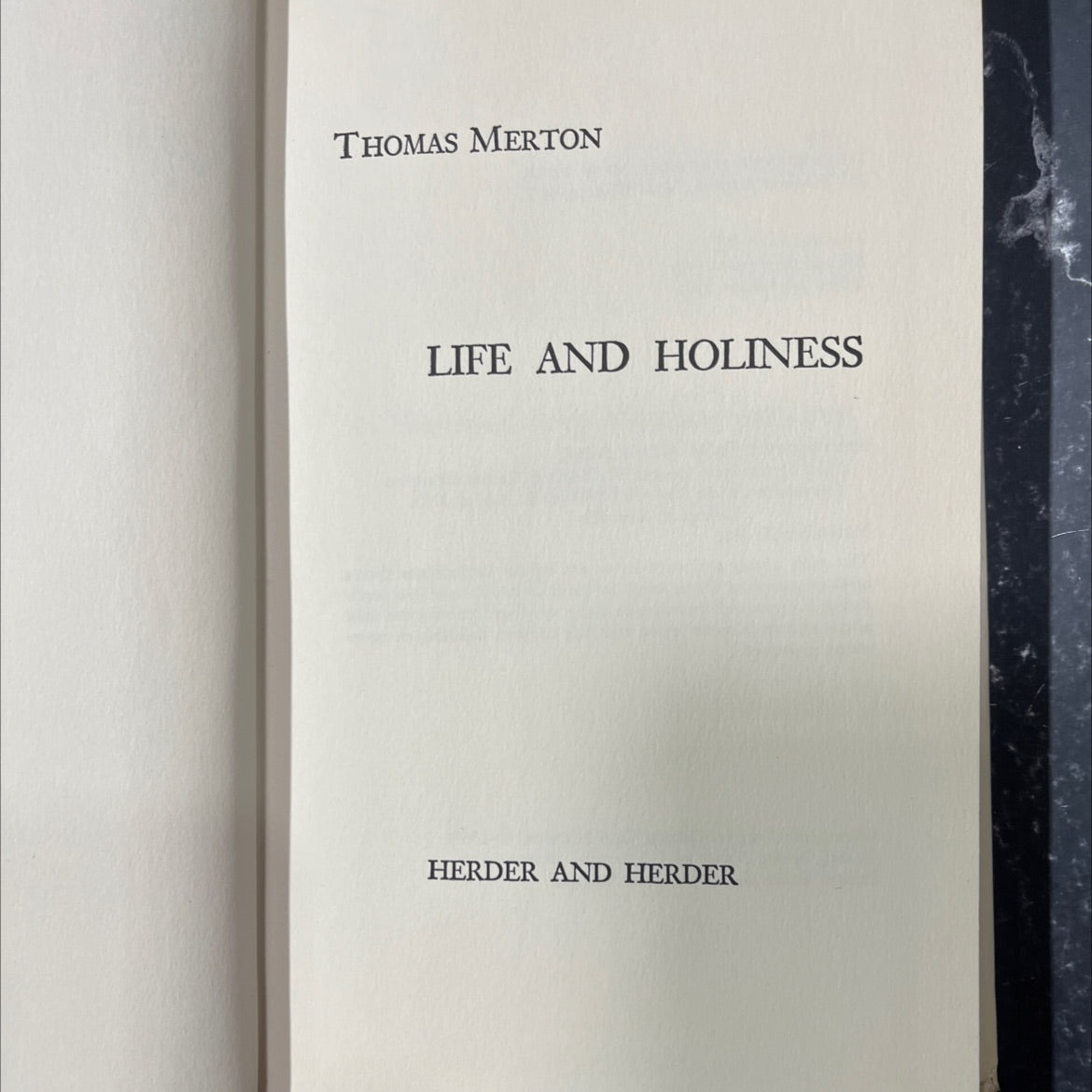 thomas merton life and holiness book, by thomas merton, 1963 Hardcover image 2