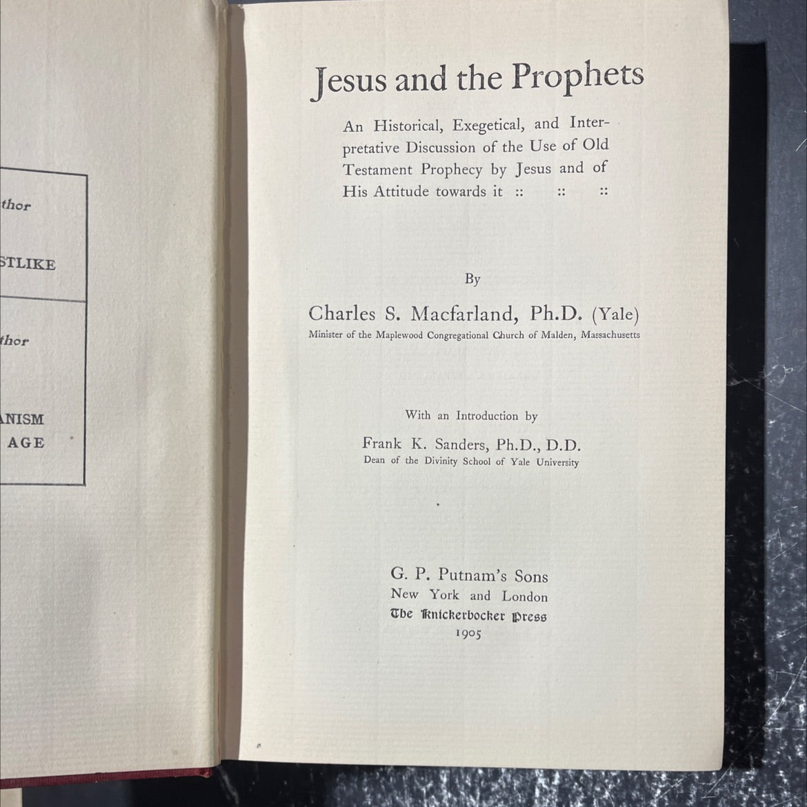 thor jesus and the prophets an historical exegetical and interpretative discussion of the use of old testament prophecy image 2