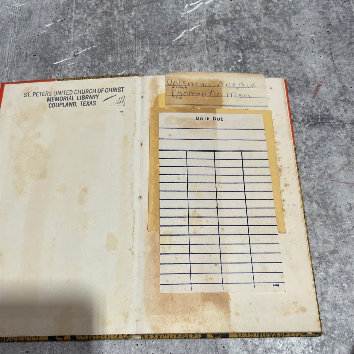 thoreau on man & nature book, by henry d. thoreau, 1970 Hardcover image 4