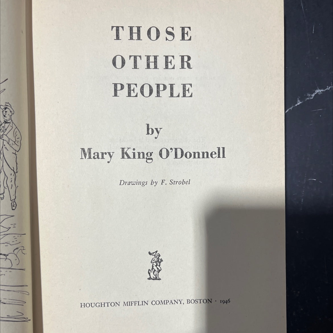 those other people book, by mary king o'donnell, 1946 Hardcover image 2