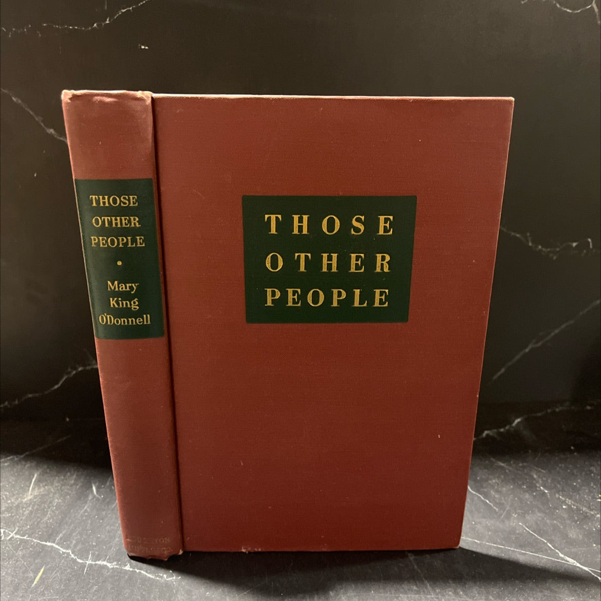 those other people book, by mary king o'donnell, 1946 Hardcover image 1
