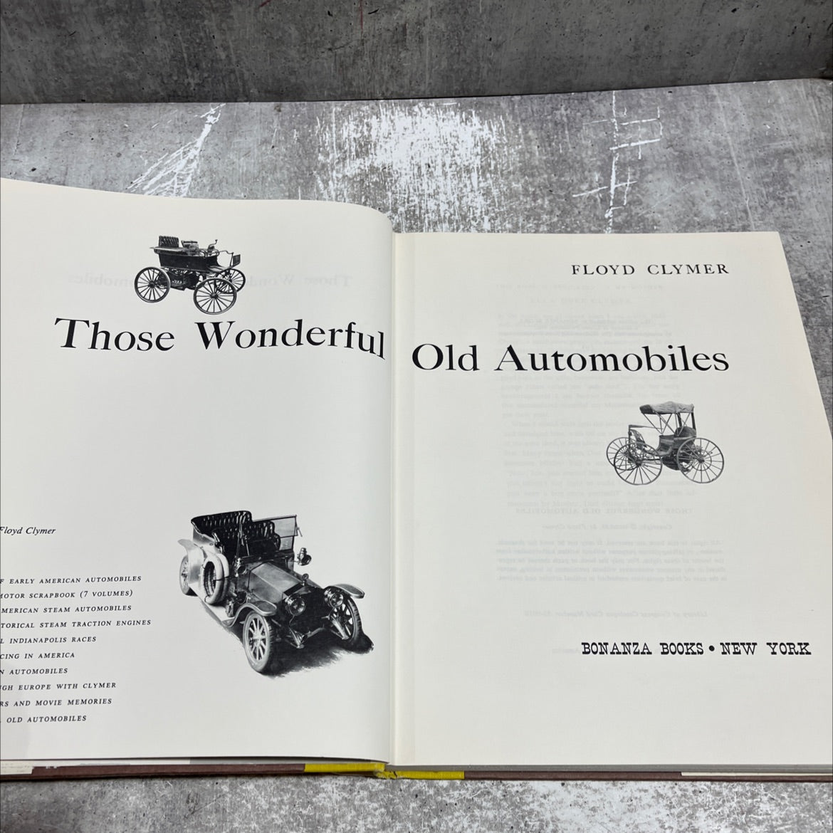 those wonderful old automobiles book, by Floyd Clymer, 1953 Hardcover image 2