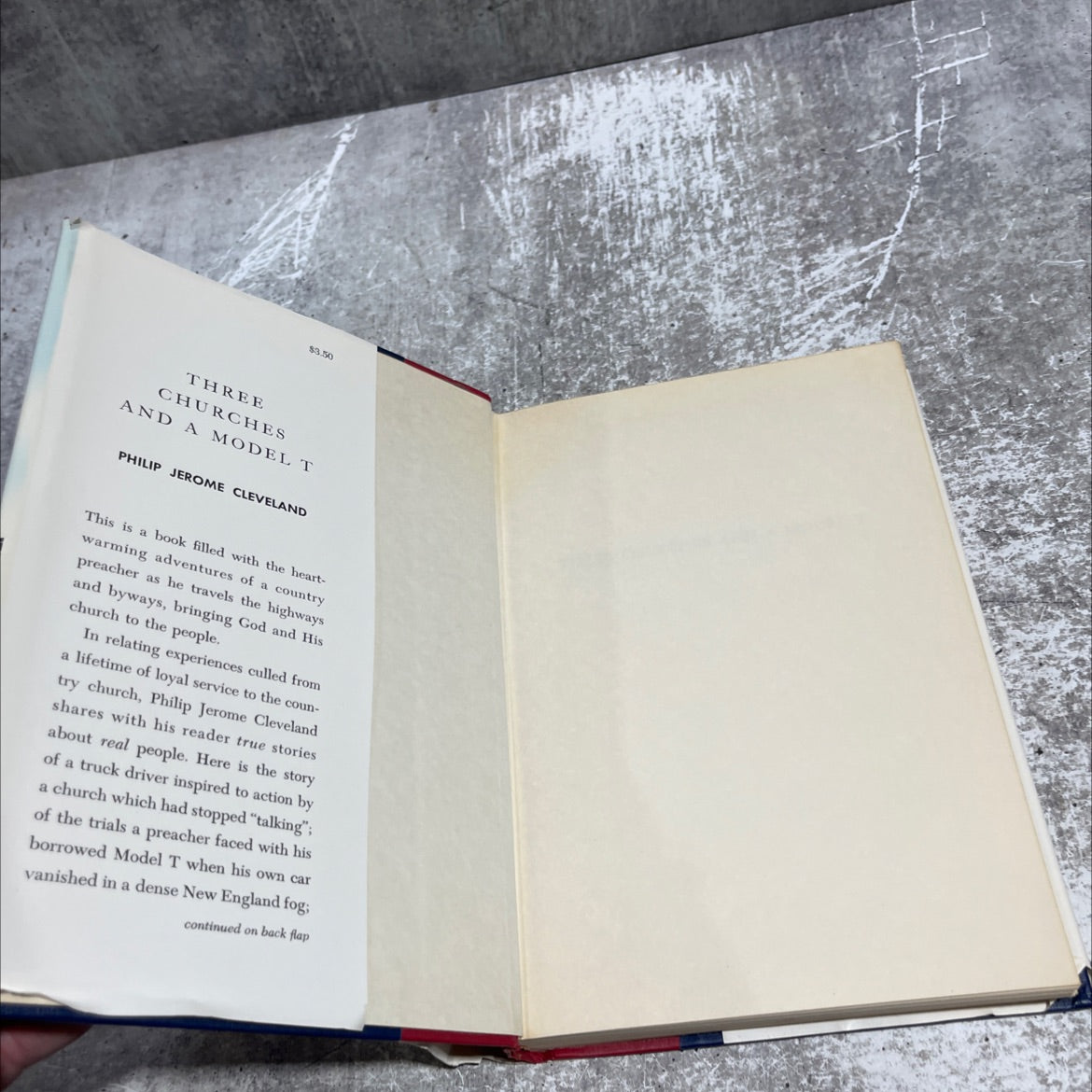 three churches and a model t book, by philip jerome cleveland, 1960 Hardcover image 4