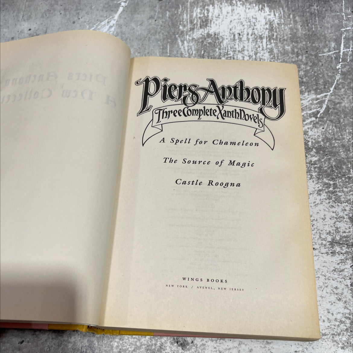 three complete xanth novels book, by piers anthony, 1994 Hardcover image 2