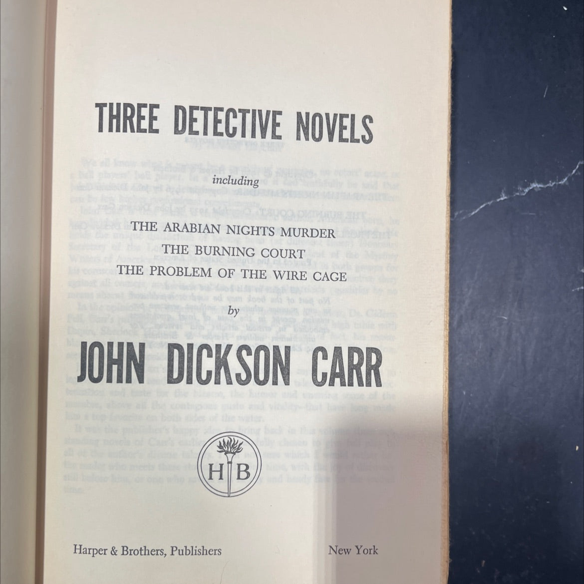 three detective novels including the arabian nights murder the burning court the problem of the wire cage book, by john image 2