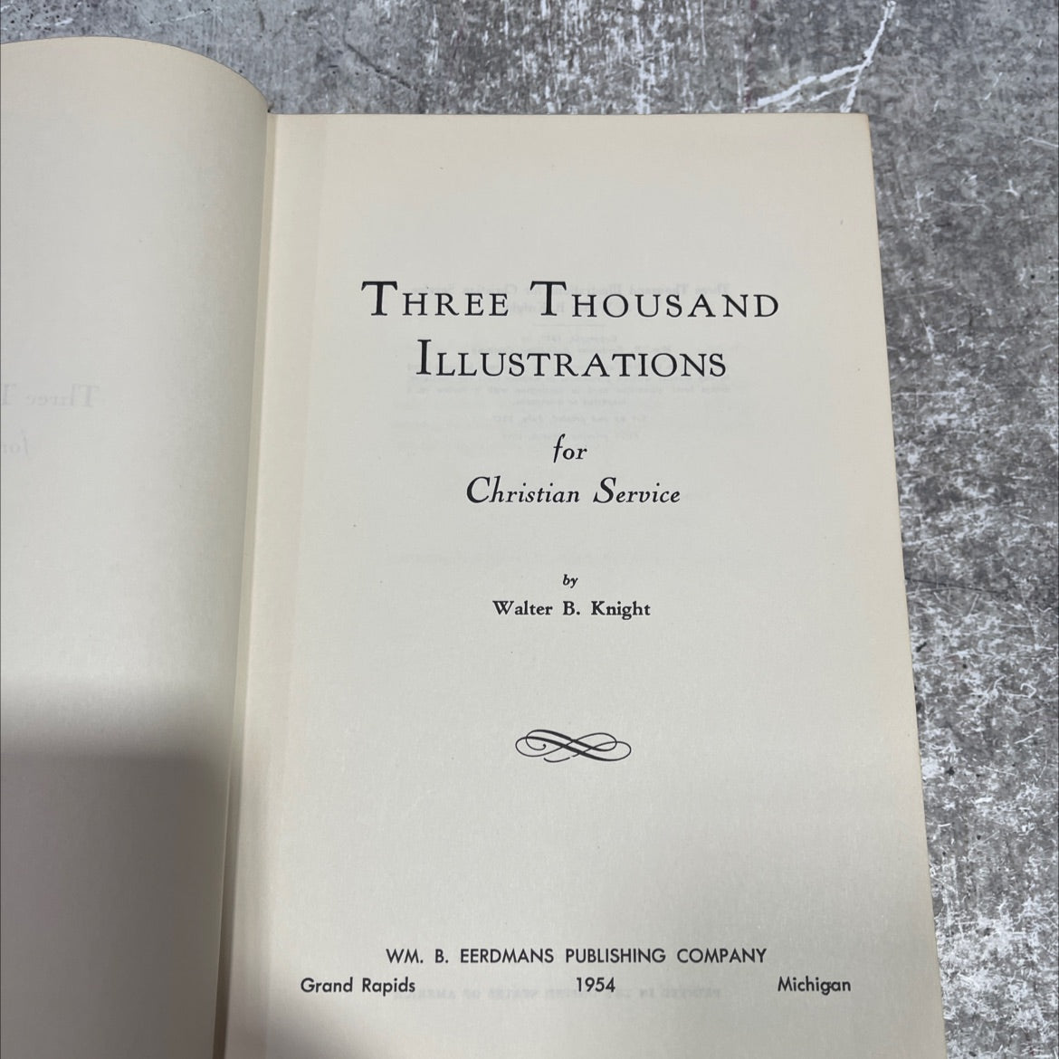 three thousand illustrations for christian service book, by walter b. knight, 1954 Hardcover image 2