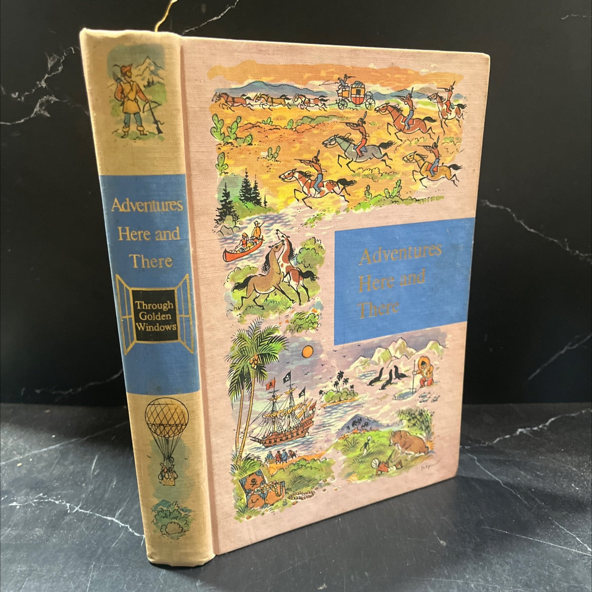 through golden windows adventures here and there book, by unknown, 1958 Hardcover image 1