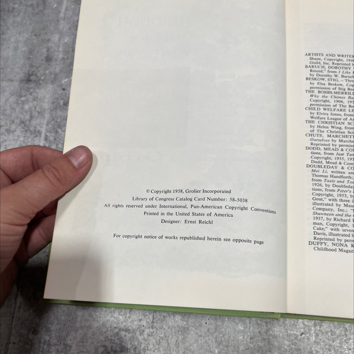 through golden windows good times together book, by unknown, 1958 Hardcover image 3