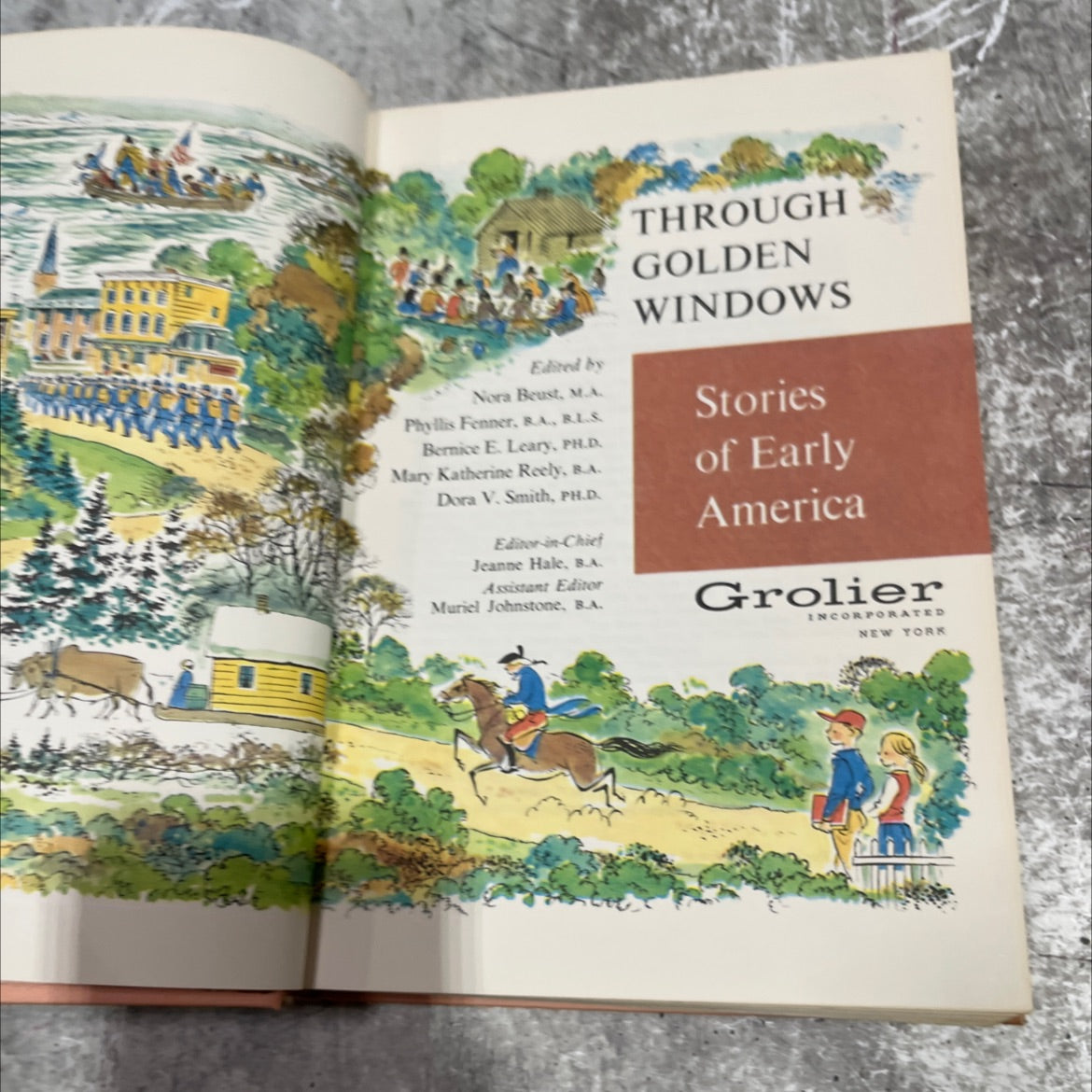 through golden windows book, by unknown, 1958 Hardcover image 2