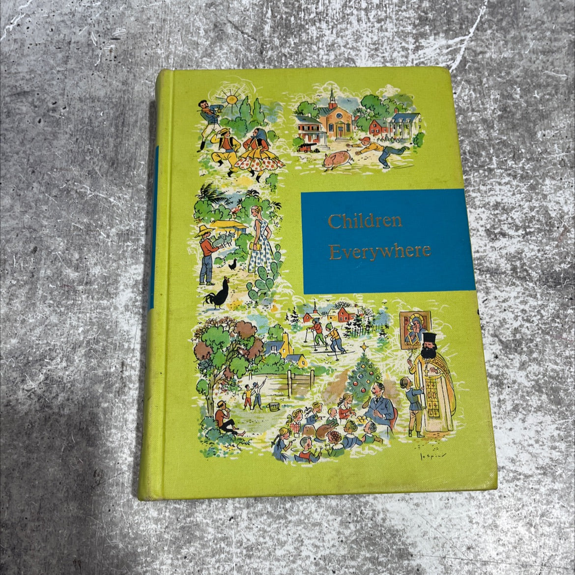 through golden windows book, by unknown, 1958 Hardcover image 1