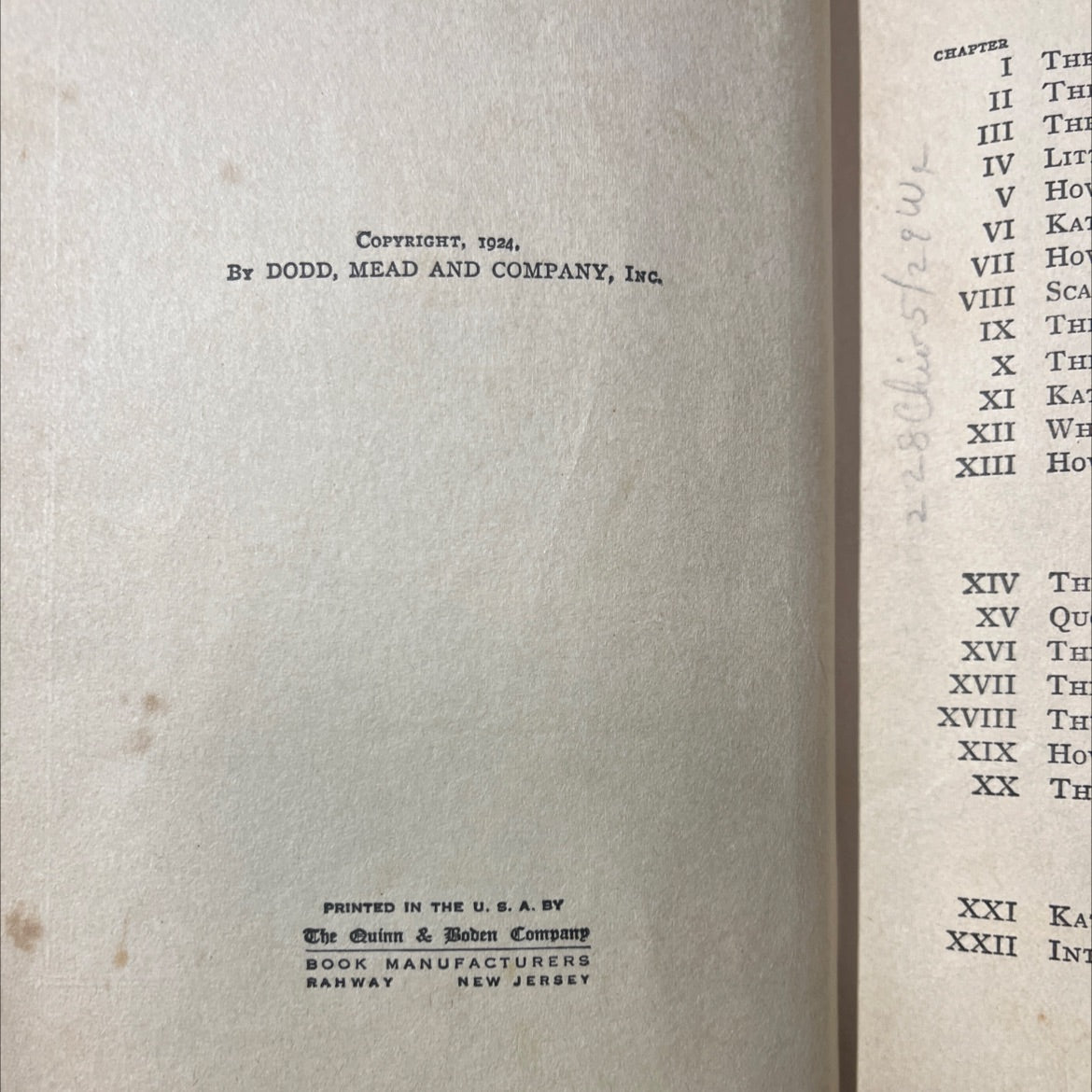 thunder boy book, by olaf baker, 1926 Hardcover image 3