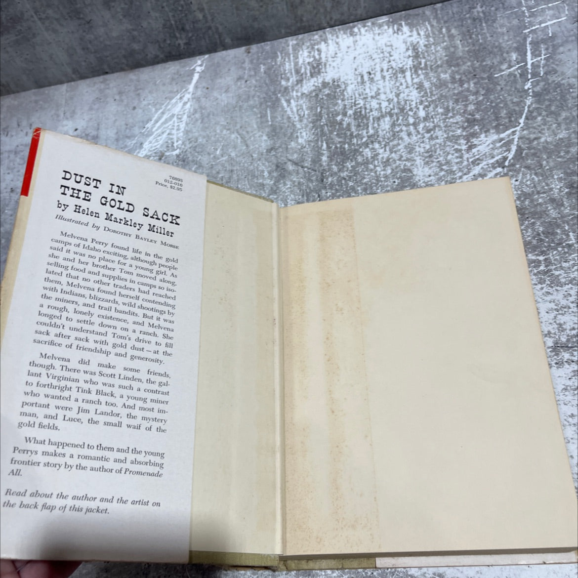tiller sack all dust in the gold sack book, by helen markley miller, 1957 Hardcover image 4