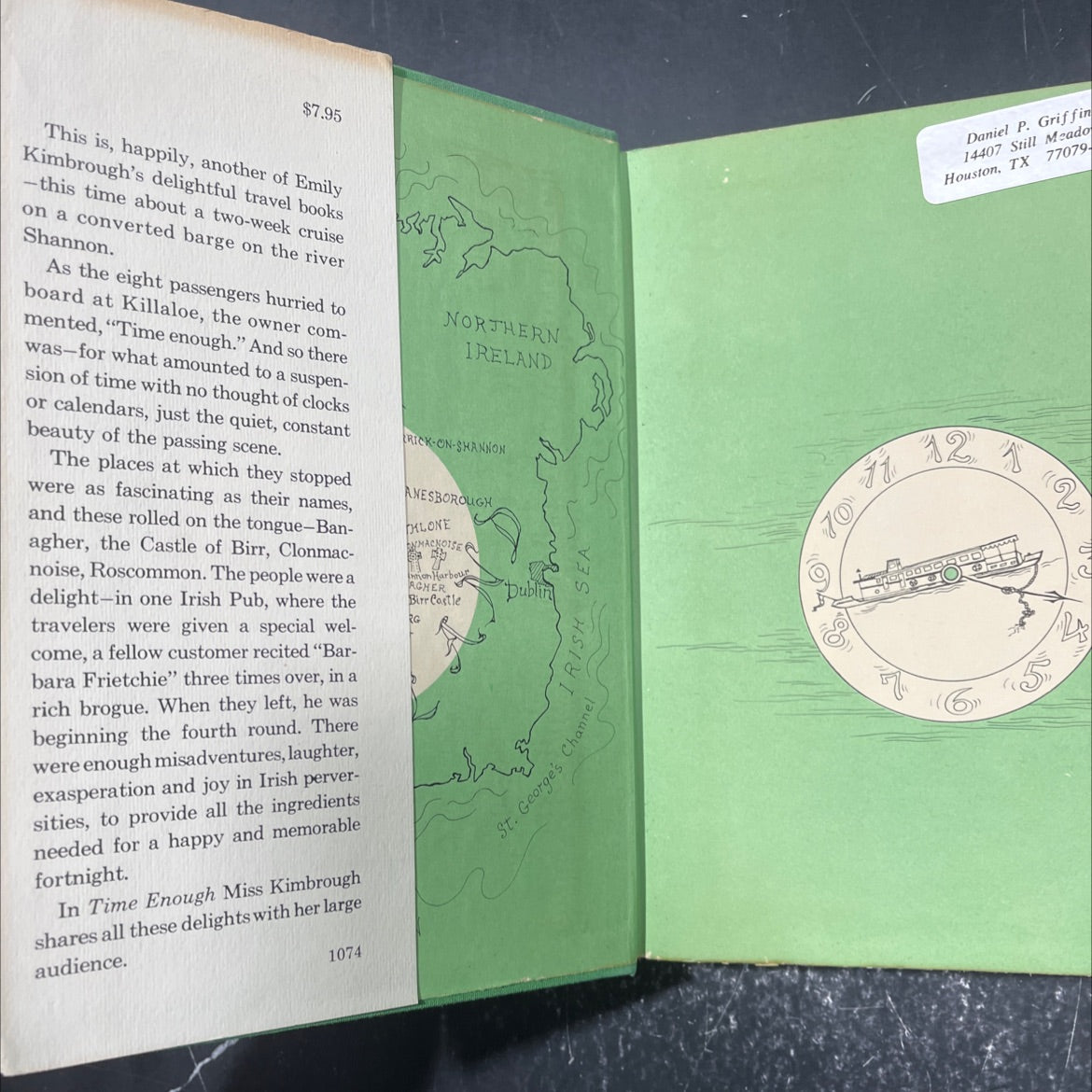 time enough book, by Emily Kimbrough, 1974 Hardcover image 4