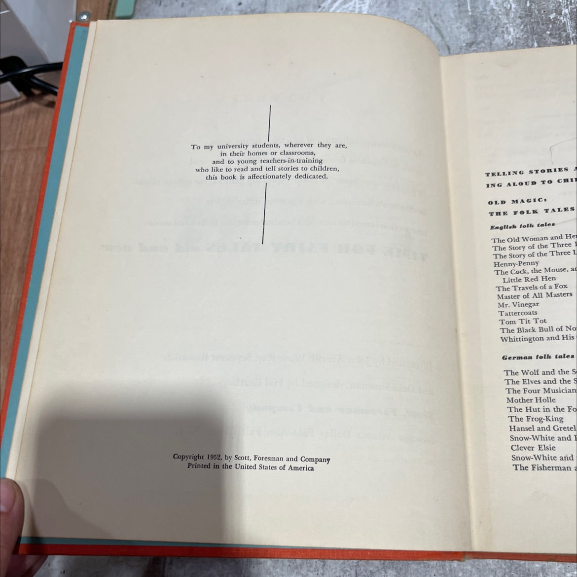 time for fairy tales book, by unknown, 1952 Hardcover image 3