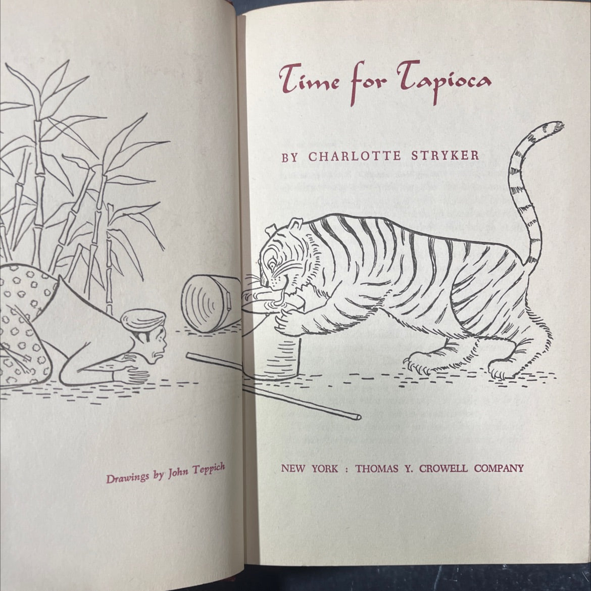 time for tapioca book, by charlotte stryker, 1951 Hardcover image 2