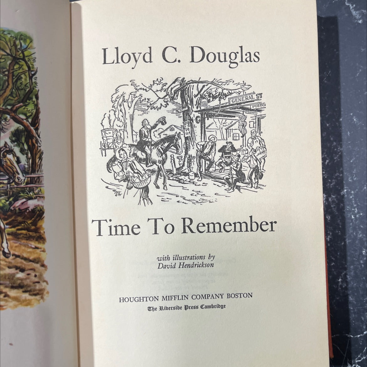 time to remember book, by lloyd c. douglas, 1951 Hardcover image 2
