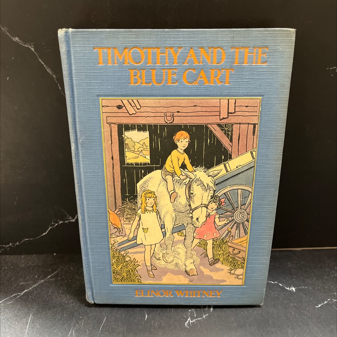 timothy and the blue cart book, by elinor whitney, 1930 Hardcover image 1