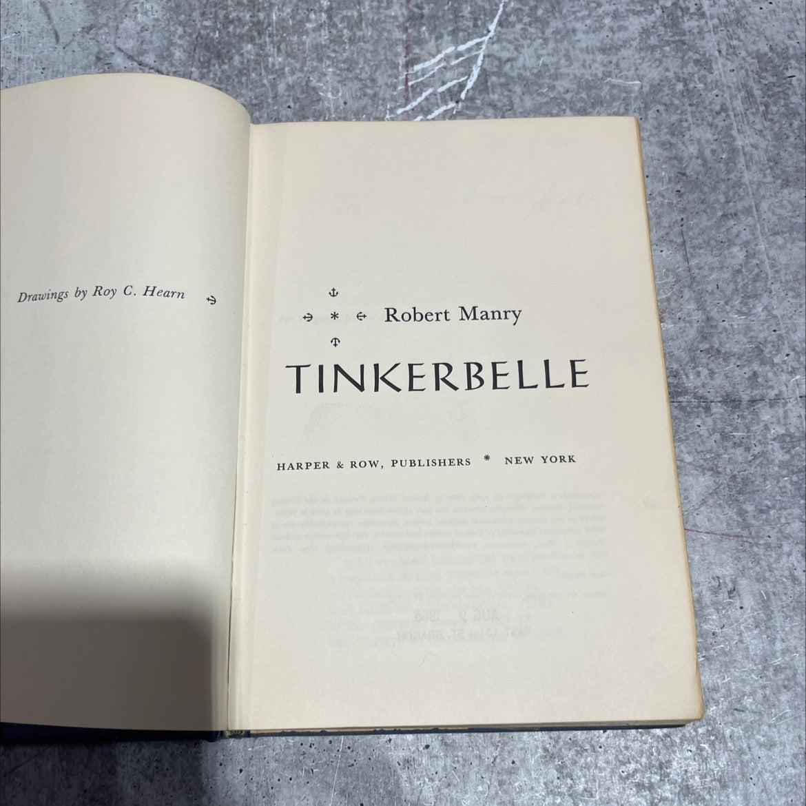 tinkerbelle book, by Robert Manry, 1966 Hardcover image 2