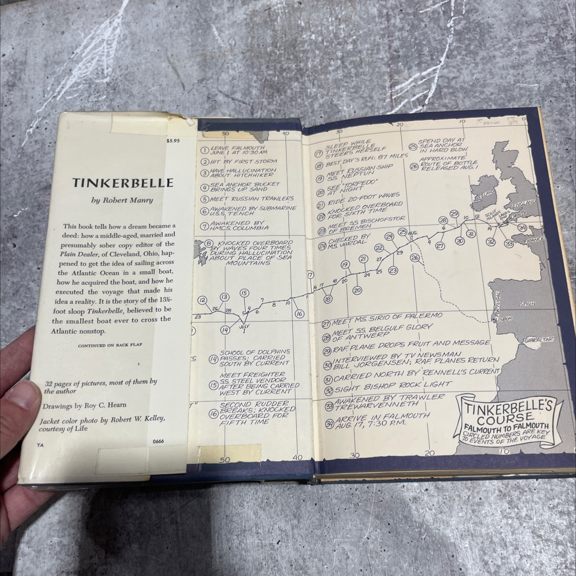 tinkerbelle book, by Robert Manry, 1966 Hardcover image 4