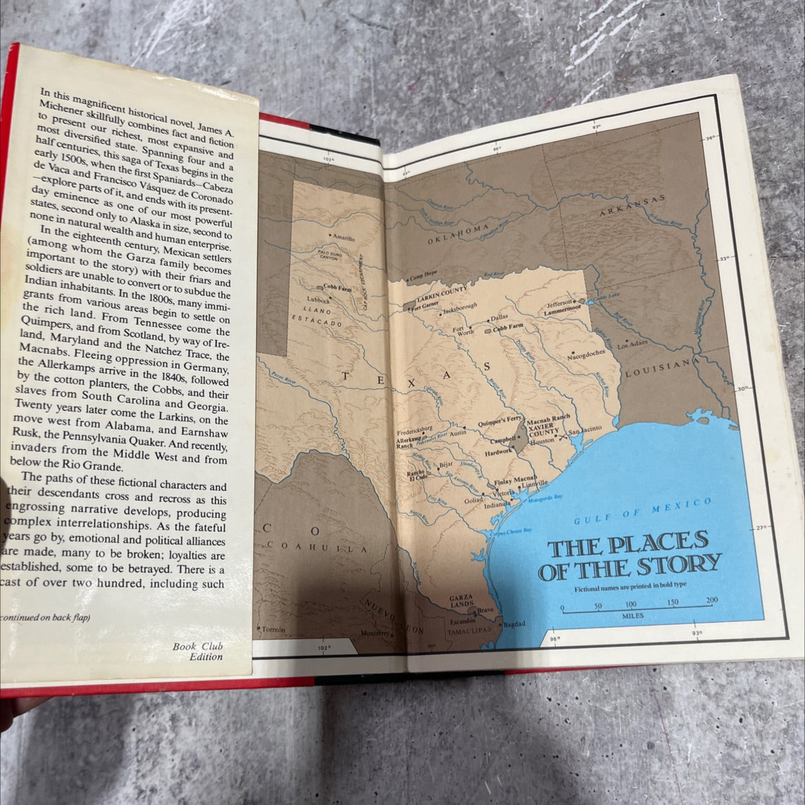 tion texas book, by james a. michener, 1985 Hardcover image 4